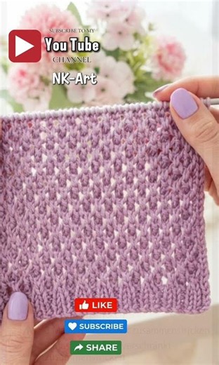 Entdecke dieses wunderschöne, filigrane Ajourmuster. #strickmuster #вязание