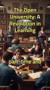 The Open University: A Revolution in Learning #openuniversity #distancelearning #ukeducation