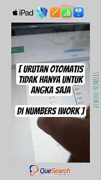 Automatically Sort Numbers Only in iWork Numbers? #ipad16 #ipad