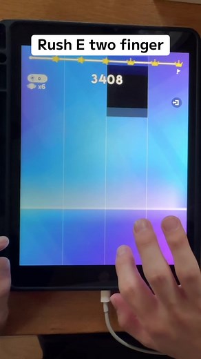 [Magic Tiles 3] Rush E two finger #magictiles3 #viral #rushe | rush e piano