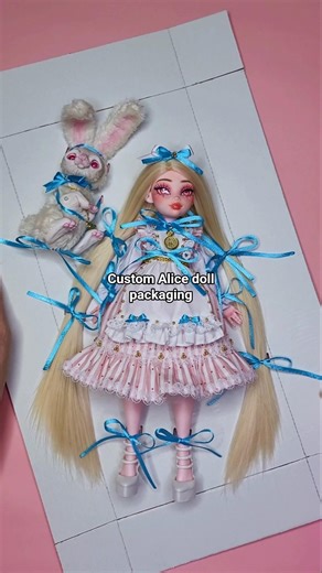 diy custom Monster high Alice doll packaging