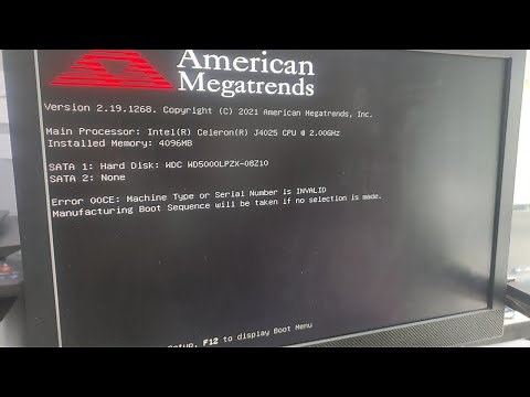 Machine Type or Serial Number is INVALID (SOLUCIONADO)