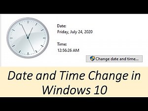 How to Change Date and Time in Windows 10 Computer? - Two ways to change Date & Time in Windows 10.