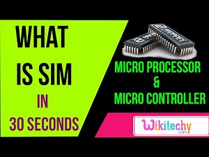 What is SIM | Microprocessor and Microcontroller Interview Questions
