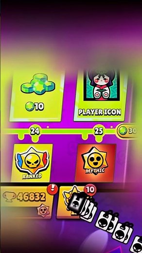 🏆 Ranked Rewards🔥😱 #supercell #brawl