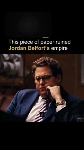 Entrepreneur | Startup Mindset | Business on Instagram: "This single piece of paper ended Jordan Belfort’s empire. Not a raid. Not a rival. Not a market crash. Just ink on a page. After years of fast money, louder promises, and unchecked confidence, it wasn’t greed that finally caught him — it was documentation. A paper trail doesn’t argue. It doesn’t forget. It doesn’t get intimidated. Belfort built a business on persuasion, momentum, and belief. As long as people believed, the machine kept run
