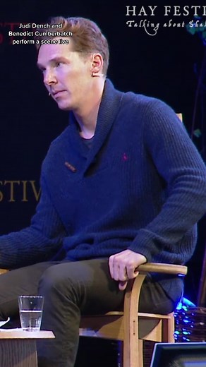 Replying to @missfortune_teller Judi Dench and Benedict Cumberbatch perform a scene from #twelfthnight 🎭 #HayFestival #booktok #shakespeare #judidench #benedictcumberbatch #actor #benedictcumberbatchedit #judidenchedit