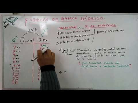 FORMULAS DE BALANCE HIDRICO.