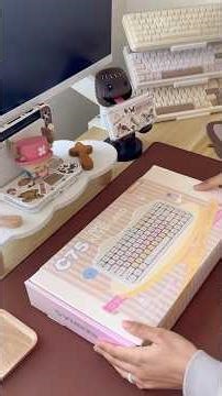 Yunzii C75 Unboxing #asmr #keyboard #cozy #cute #yunzii #cat #asmrsounds #asmrvideo #typing #pc #fyp