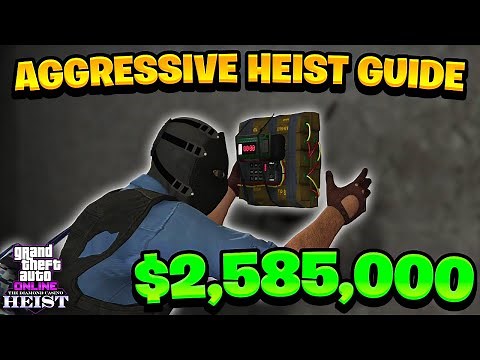 2 Player Casino Heist Aggressive Step By Step Walkthrough (GTA Online Diamond Casino Heist 2023)