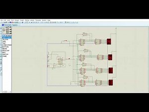 Cronometro de segundos y milisegundos (Simulación en Proteus)
