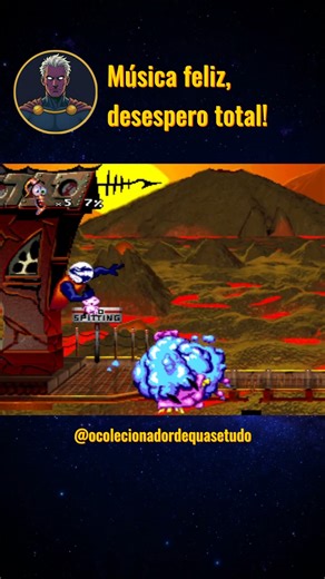 Earthworm Jim 2: O desafio dos cachorrinhos! Nada define melhor a ansiedade nos anos 90 do que tentar salvar os filhotes de Peter Puppy em Earthworm Jim 2. A Shinny Entertainment tinha um talento especial para misturar humor surreal com fases punitivas. Neste clipe, temos a síntese da experiência: um salvamento heróico seguido de um erro fatal e a inevitável punição... A transformação do Peter Puppy de 'fofinho' para 'monstro devorador' ainda assombra os pesadelos de muitos jogadores. 👇 Você pa