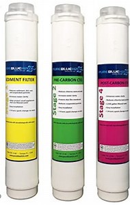 Pure blue H2o 4 stage Filters Kit Replacement Filters Cartridges | Any Water Filter