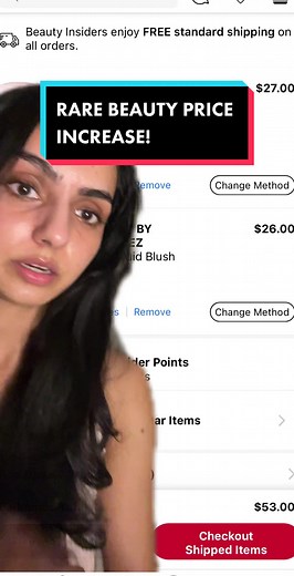 SELENA IS INCREASING THE PRICES!!! @rarebeauty #rarebeauty #rarebeautyblush #makeupnews2022 #priceincrease #inflation