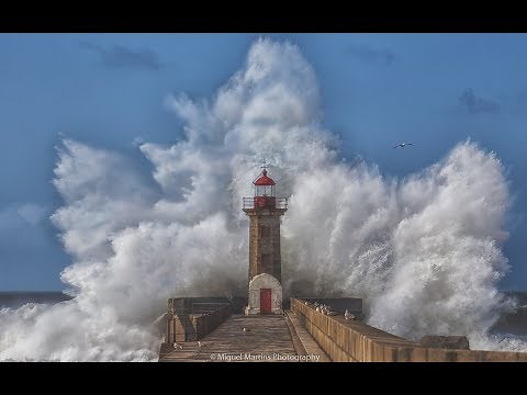 Farol de Felgueiras - Tempestade Félix