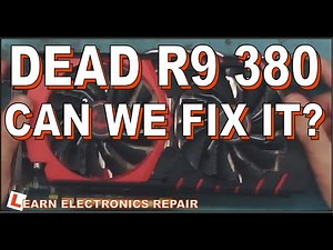 Dead MSI R9 380 GPU / Graphics Card. Can we repair it? GPU Fault Diagnosis LER #139