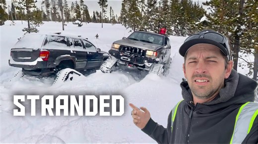 Even Track Jeeps get Stuck... ❄️