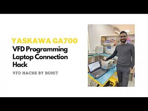 How to program VFD without input power? | Yaskawa GA700 Programming