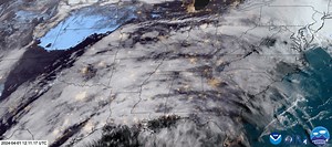 5.4K views · 51 reactions | This morning, NOAA's GOES East satellite is keeping a close eye on the eastern half of the U.S. where there is a threat for severe weather today. An enhanced risk for severe thunderstorms with large hail, damaging winds, and tornadoes stretches from northern Texas to Indiana. Latest: www.spc.noaa.gov | NOAA Satellite and Information Service | Facebook