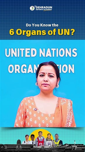 6 Main Organs of United Nations | UN Structure | NDA CDS AFCAT GK