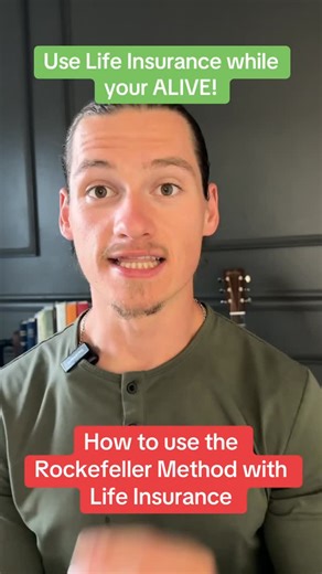 How to use the Rockefeller Method with Life Insurance. Use Life Insurance while your ALIVE! If you’re interested in learning more about the trust, you can schedule a strategy call with me or my team on my profile. | Stone Dorough
