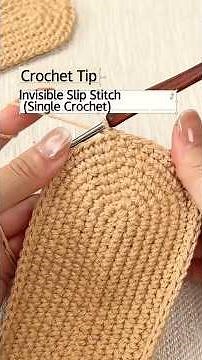 Invisible Slip Stitch | Smooth Single Crochet Rounds
