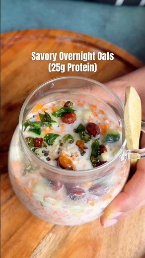 High Protein Overnights Oats | Protein Rich Oats Recipe