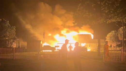 Beach house at Alligator Point goes up in flames, July 5, 2024
