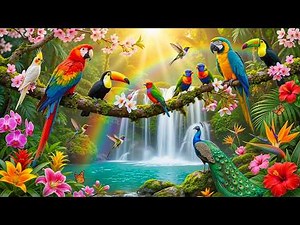 Amazon Jungle Birds | The Most Relaxing Nature Video Ever | Experience the Breathtaking Beauty.