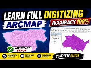 Learn Full Digitizing Only in One Video | Digitizing in ArcMap | Digitization in ArcMap Tutorial