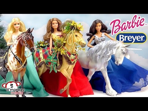 2016 Holiday Barbie Collection, Breyer Woodland Splendor & 2 Breyer Spirit of the Horse!