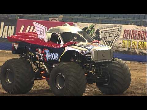 Monster Jam - Thor vs Monster Energy Monster Truck Freestyle from Arnhem - 2012