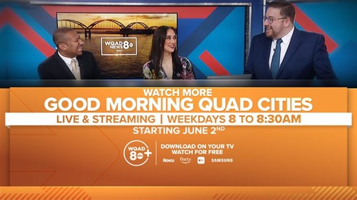 'GMQC at 8 a.m.' launches June 2 as WQAD’s first streaming-only newscast on News 8