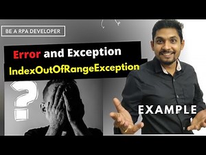 Error Index Out of Range Exception in UiPath