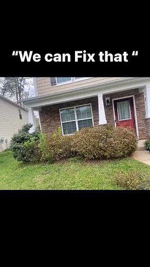 Steps to creating a front Garden Bed 🤌 #landscapephotography #landscaping #landscapedesign #homedesign #flowerbed #frontporch #viral #reels #reelsinstagram #instagood #charlottenc #clt