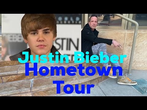 Justin Bieber Stratford Hometown Tour | Childhood Home, Schools, & Theater Where He Was Discovered