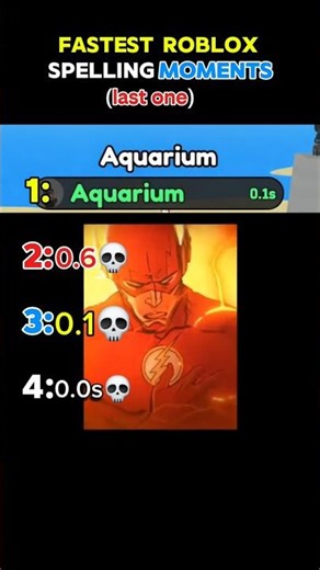 Fastest Roblox Spelling moments #roblox #foryou