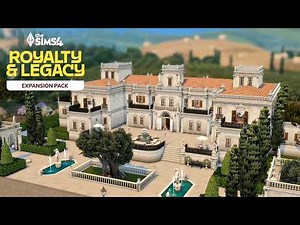 Huge Royal Family Mansion 👑 | 7 Bedroom Mansion | NO CC | The Sims 4 Royalty & Legacy Expansion Pack