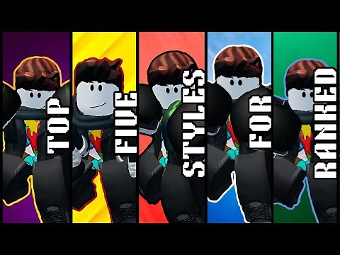 TOP 5 STYLES FOR RANKED!! (UNTITLED BOXING GAME)