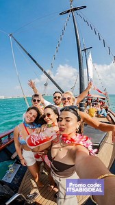 Sunset. 🏝️ BBQ. 🍗 Open bar. 🍹 DJ rope swings. 🎧💦 The Grub & Grog Cruise = Aruba’s adults-only party at sea. 🌅🛥️ 5:30–8:30PM • Moomba Beach #GrubAndGrogCruise #theresnopartylikeadeckparty #AdultsOnlyAruba #PartyAtSea | Jolly Pirates Aruba