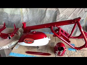 モンキーレストア】50年前のバイク綺麗にしてみたrebuilding a HONDA Z50A monky 13minutes Restoration リジットモンキーセミレストア総集編