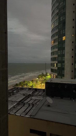 Breathtaking Beachfront Views from a High-Rise Building