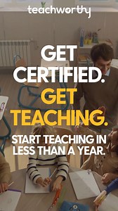 Ready to switch careers without starting over? 🎉 Teachworthy can help! We offer: • Certification in under a year, no teaching degree needed • Valuable classroom experience with personalized guidance & coaching • Flexible online training that fits your schedule • 50 subject areas to choose from • Affordable certification for less than $5,000 • Local teaching opportunities with real support Your dream career awaits. Apply now and take the first step towards making a difference in students' lives!