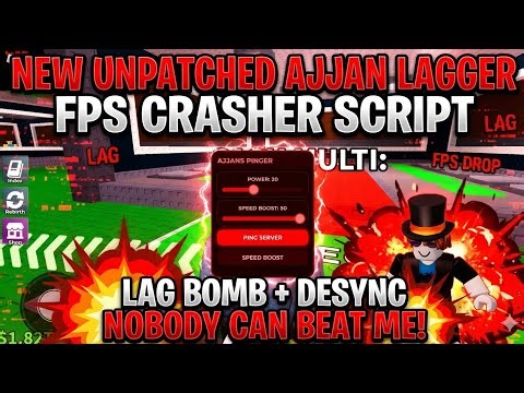 New Unpatched Ajjan Lagger/fps crasher script in steal a brainrot | NOBODY can beat me in pvp duel