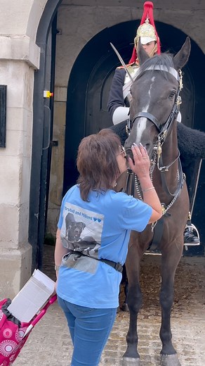 💋🌟 "Double Kiss Delight: Lady Tourist Leaves Regal Horses Blushing with Affection!" 🏰🎉🐴💋📍 Step into a magical moment at Horse Guard, where a lady tourist steals the show with her double dose of affectionate kisses. Witness as the regal horses, adorned in their majestic glory, blush with delight at this unexpected display of love. Experience the joy and warmth that radiates from this enchanting encounter.✨ Join us as we celebrate this extraordinary moment of connection between a brave lady