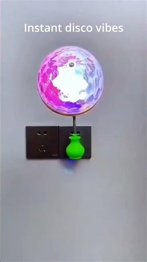 Instant Party Light! Plug In and Watch the Magic Happen ✨ | Rotating LED Disco Bulb