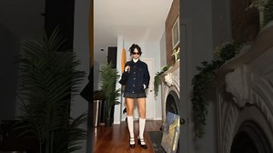 styling a dark denim jacket