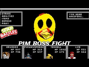 A Look To The BOSSFIGHT We MISSED! Pim Boss Fight! | Slap Battles Roblox