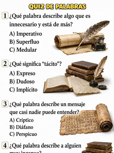 Trivia de palabras difíciles: prueba tu vocabulario y ortografía