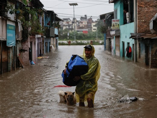 At least 47 killed in Nepal as heavy rains trigger landslides, flash floods